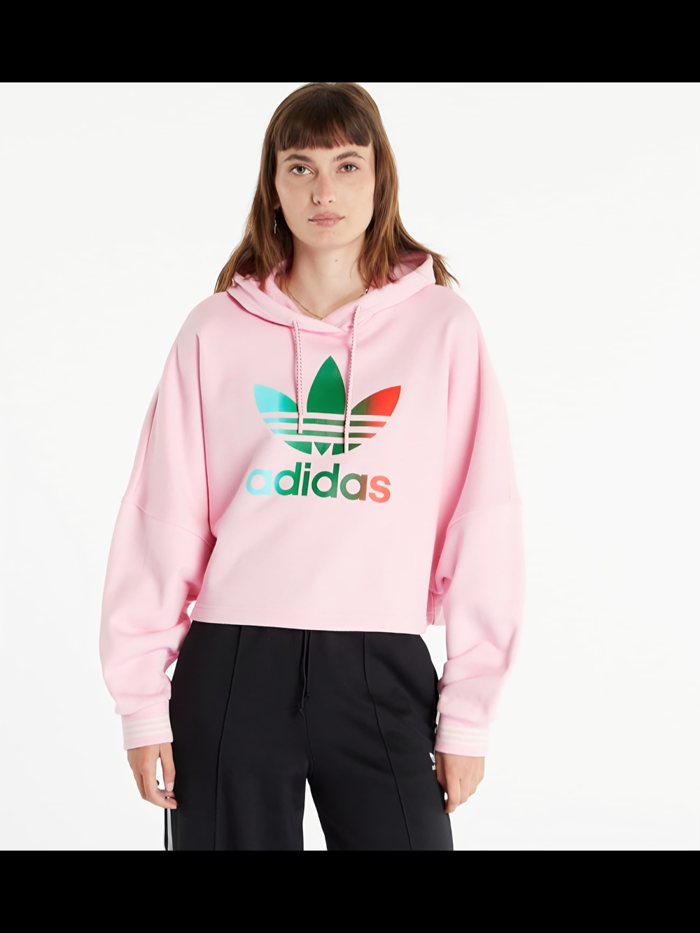 Adidas Adicolor 70s Cropped Hoodie S/M